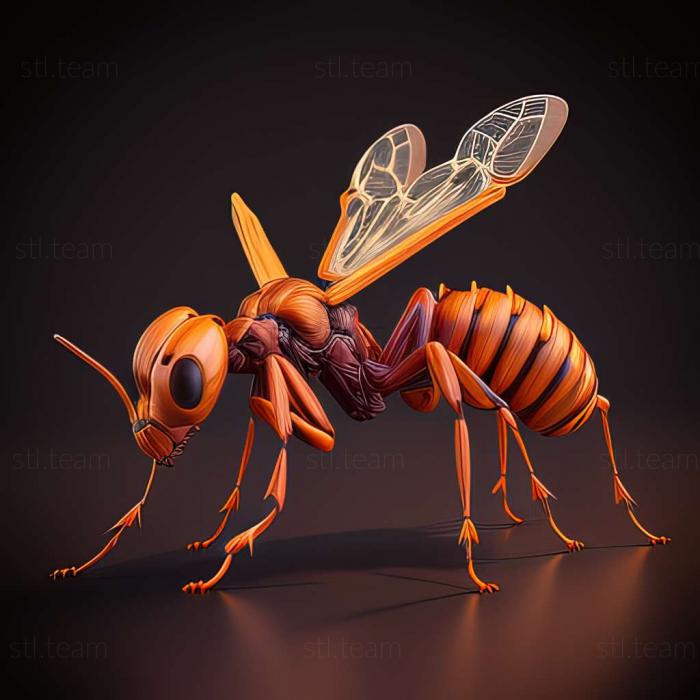 3D model Lasius platythorax (STL)